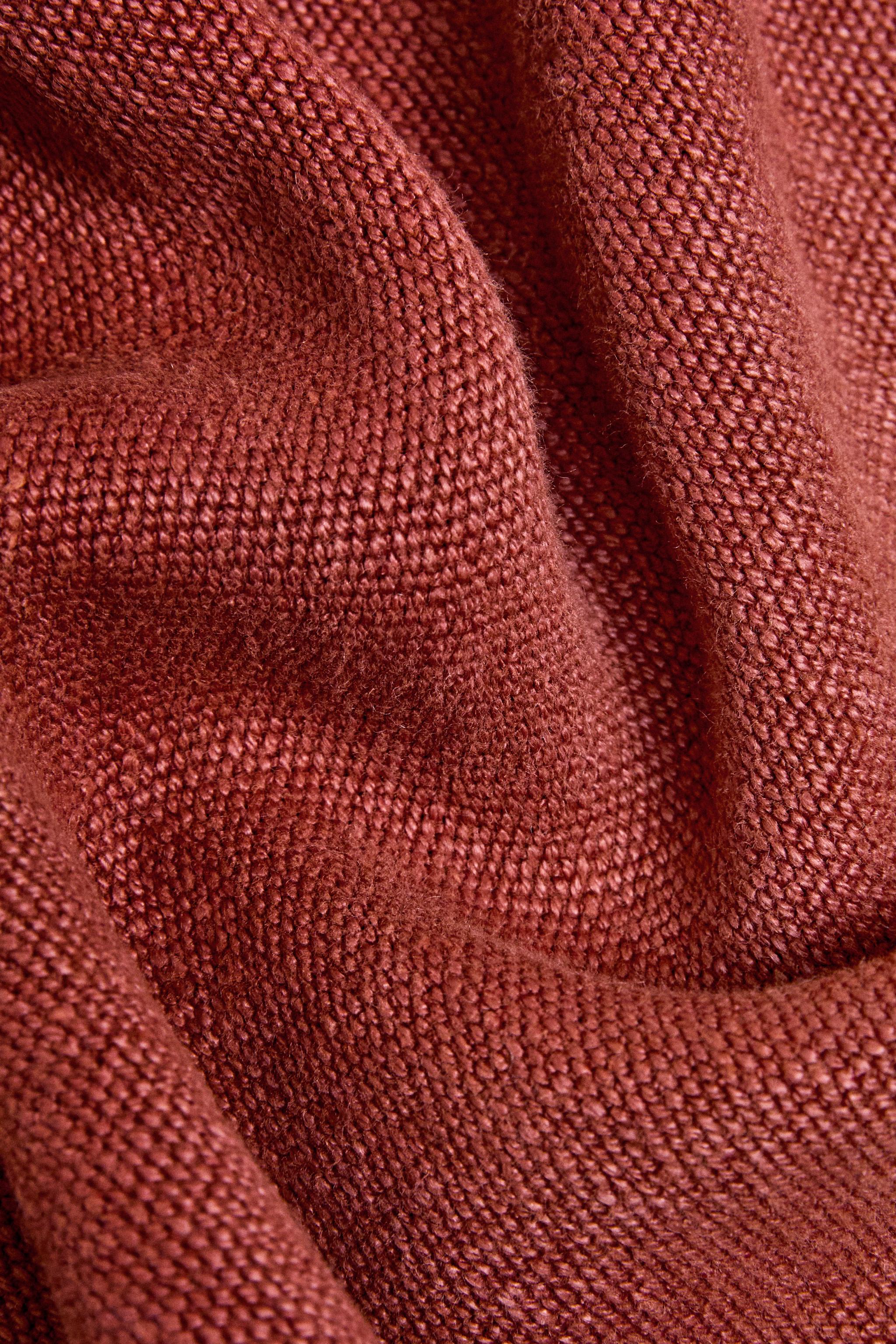FRINGED LINEN BLANKET